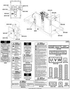Decals Group - Circuit Protection Diagram and Parts List for 076148-01  Briggs and Stratton Generator